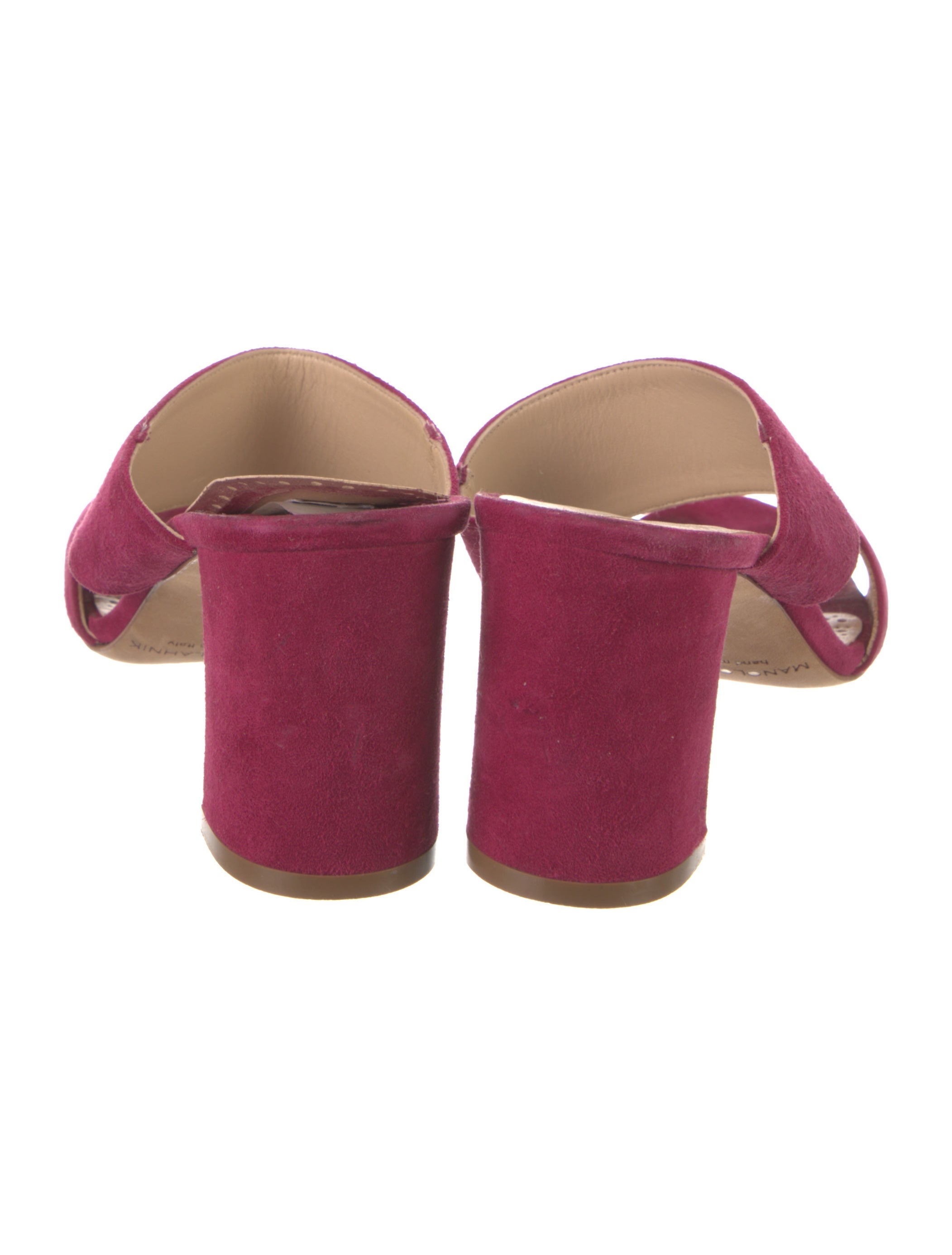 Manolo Blahnik Suede Sandals